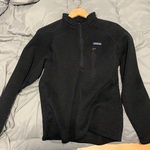 Men’s Black Patagonia Zip-Up Sweater Size S